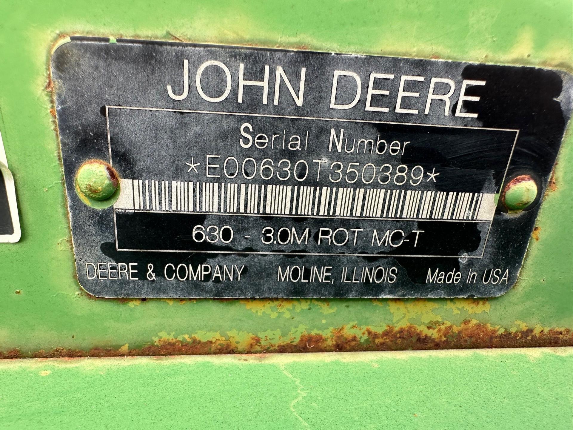 2009 John Deere 630