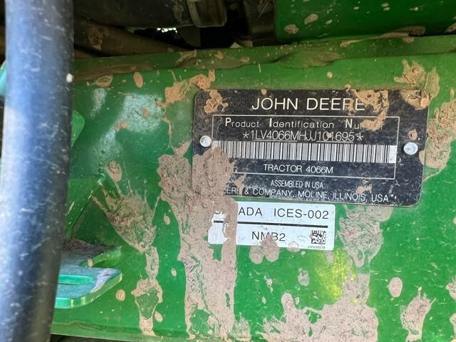 2018 John Deere 4066M