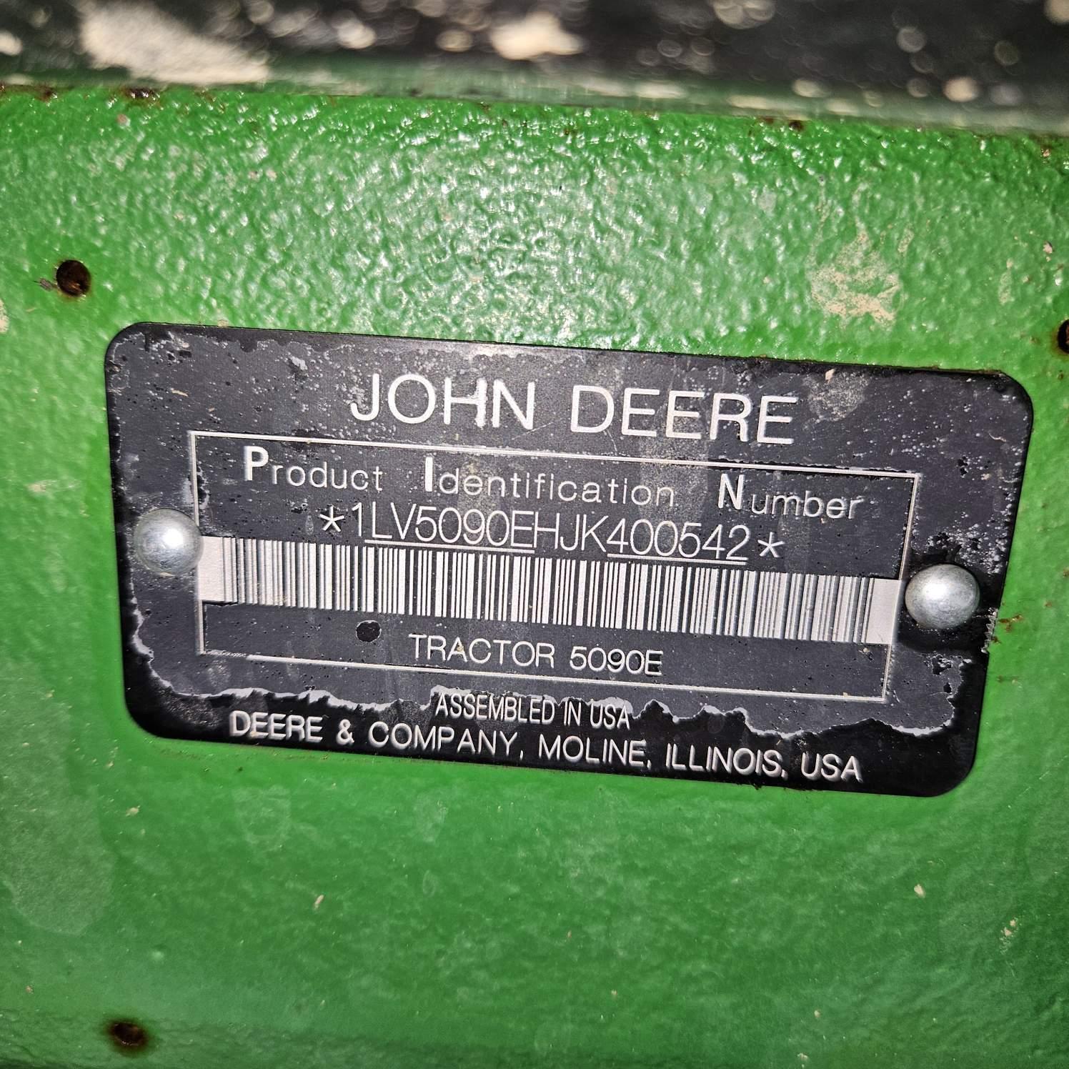 2019 John Deere 5090E