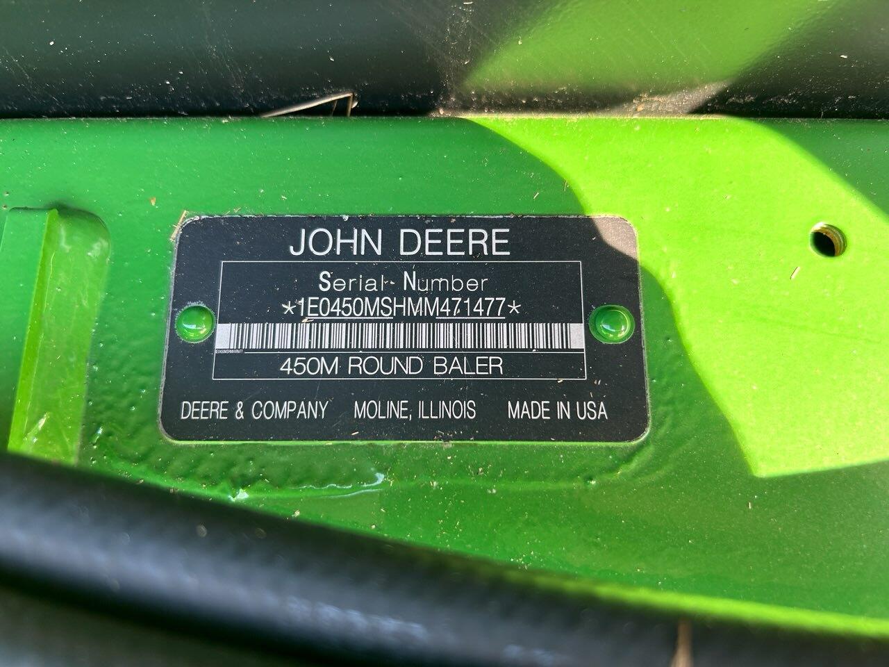 2021 John Deere 450M